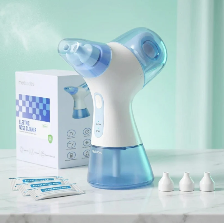 Electric nasal rinse device